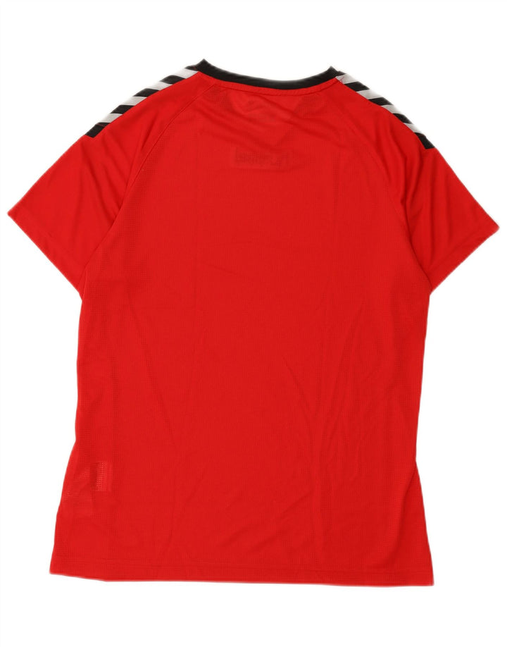 Ανδρικό γραφικό T-Shirt Hummel Top μεγάλο κόκκινο πολυεστέρα