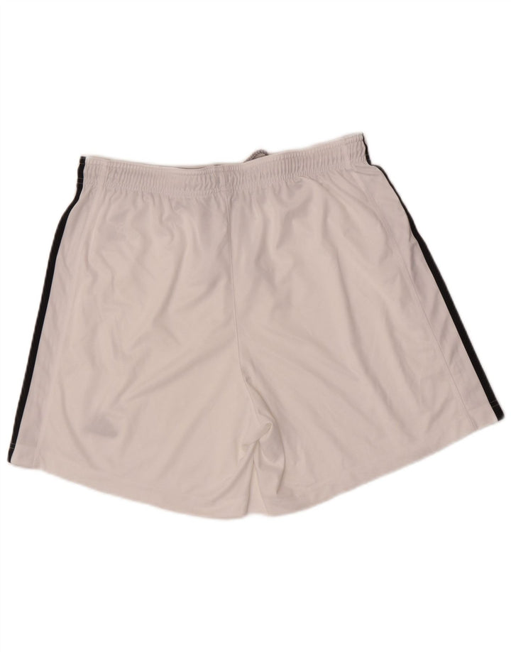 Ανδρικό σορτς Adidas Climalite Sport μεγάλο λευκό πολυεστέρα