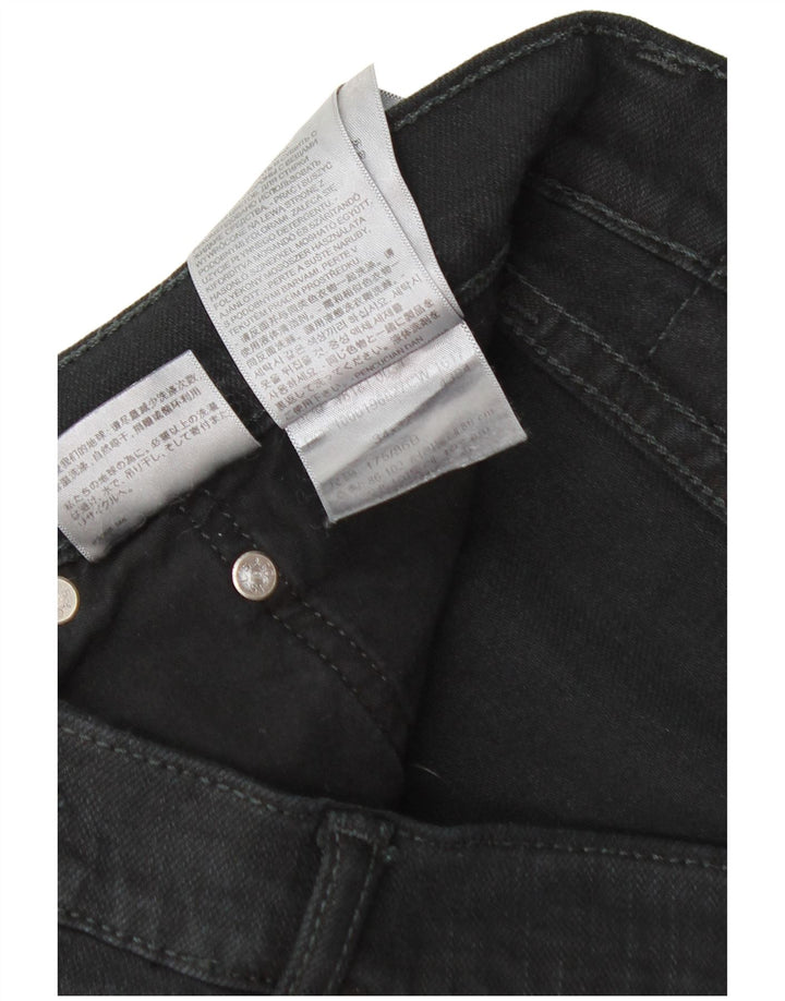 Ανδρικό τζιν Levi's Straight W34 L32 Μαύρο βαμβακερό