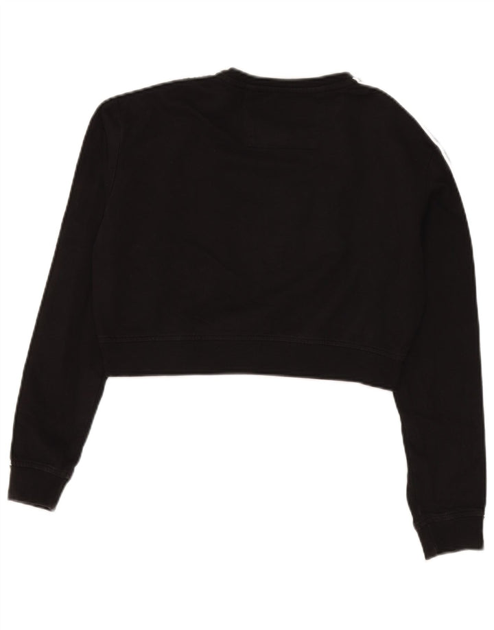 Kappa Γυναικείο Γραφικό Φούτερ Jumper UK 10 Small Black