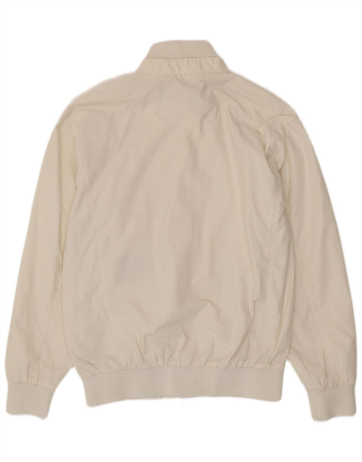 Kappa Mens Bomber Jacket UK 46 3XL White Polyamide