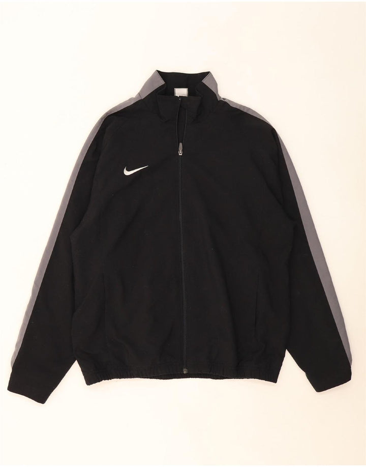 Ανδρική φόρμα NIKE Top Jacket UK 38/40 Medium Black Colorblock Polyester