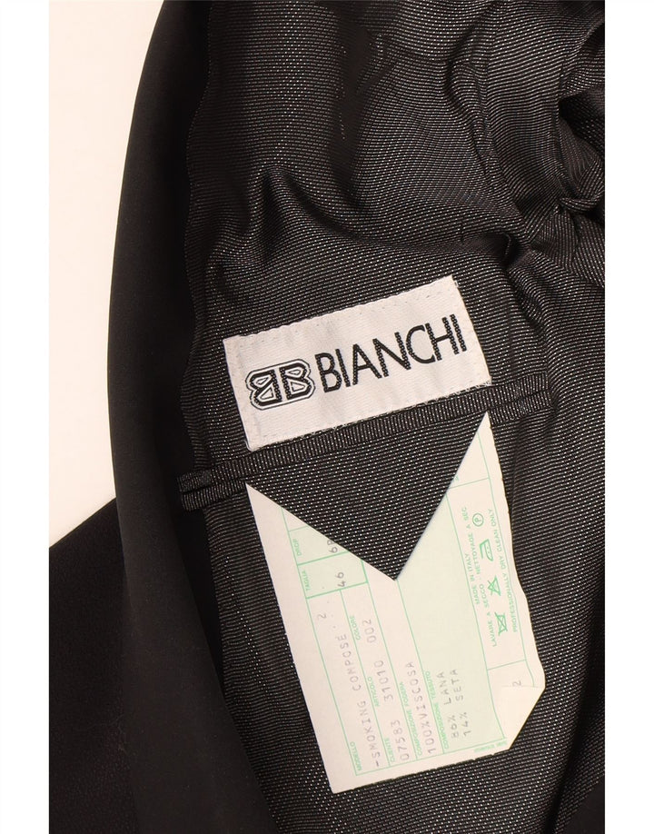 Ανδρικό τζάκετ 1 κουμπιού Bianchi IT 46 Γκρι μαλλί