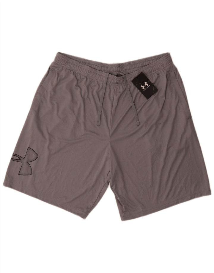 Ανδρικό γραφικό αθλητικό σορτς Under Armour XL Grey Polyester
