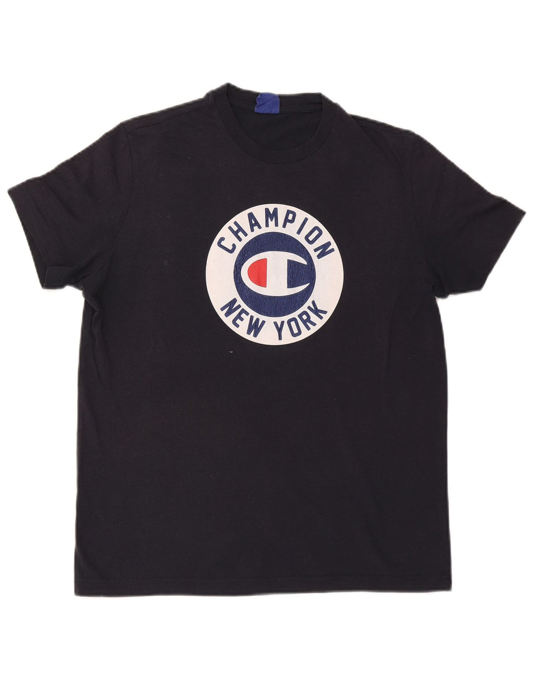 Ανδρικό T-Shirt Champion Graphic Top Medium Navy Blue