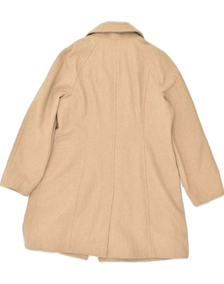 LONDON FOG Womens Overcoat UK 18 XL Beige Wool | Vintage London Fog | Thrift | Second-Hand London Fog | Used Clothing | Messina Hembry 