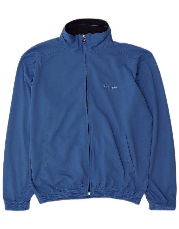 Ανδρική αθλητική φόρμα Champion Top Jacket Μεσαίο Μπλε Πολυεστέρας