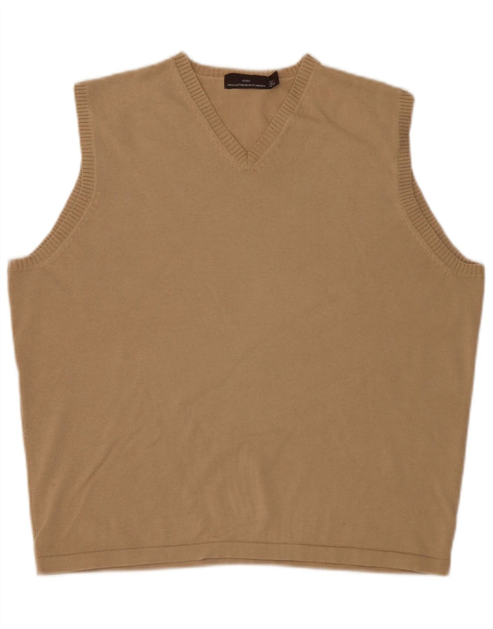 Zara Ανδρικό Γιλέκο Tank Top Large Beige
