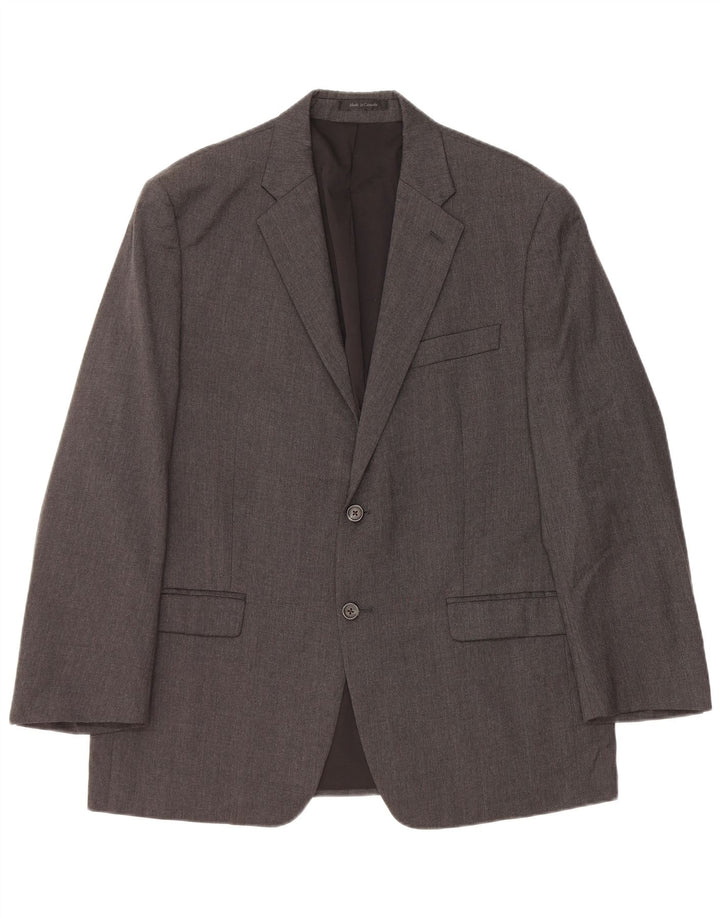 Ralph Lauren Ανδρικό σακάκι με 2 κουμπιά UK 42 XL γκρι μαλλί