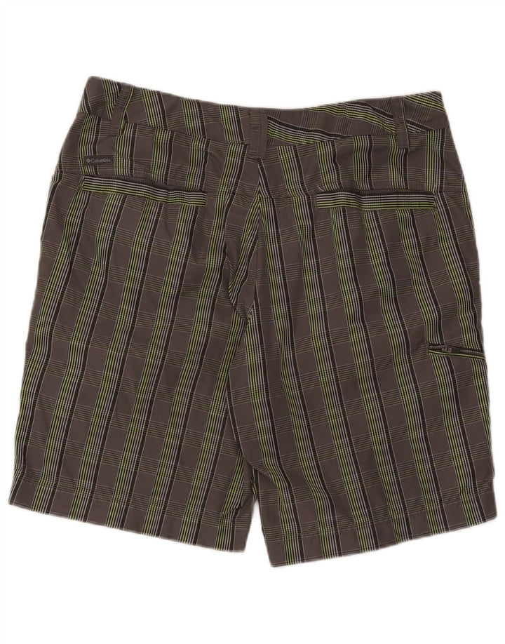 Ανδρικό σορτς Columbia Omni-Shield Cargo W34 Large Grey Check Nylon