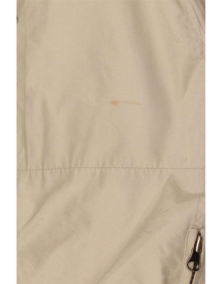 Zara Mens Bomber Jacket UK 40 Large Beige