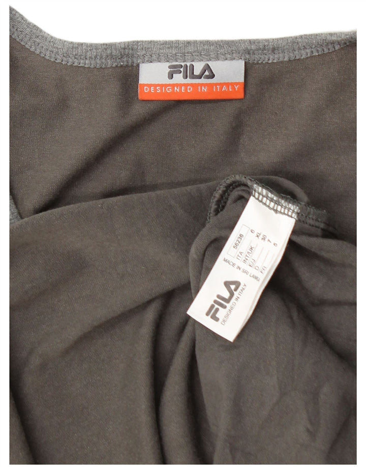 Ανδρικό T-Shirt FILA Top XL Γκρι βαμβακερό