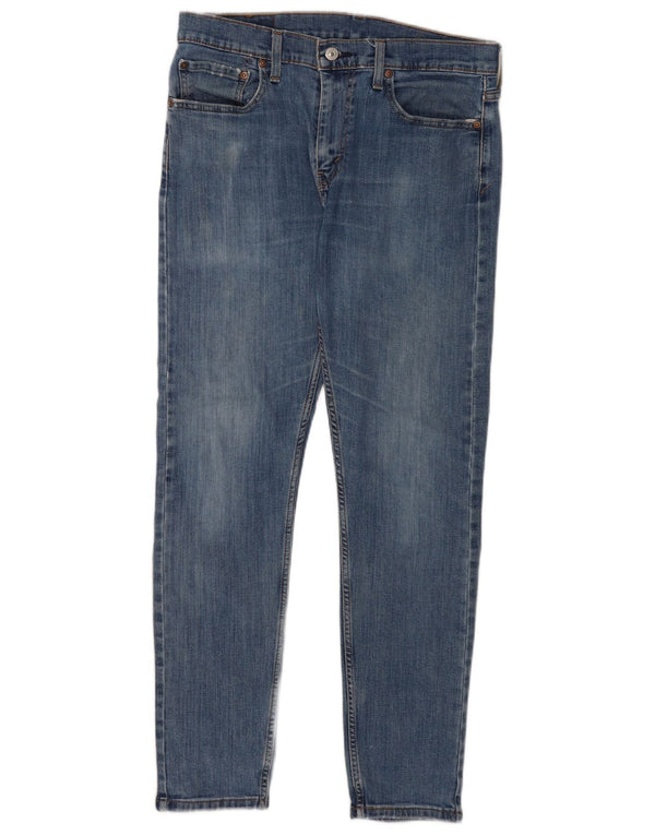 Levi's Mens 512 Slim Tapered Jeans W32 L32 Blue Cotton
