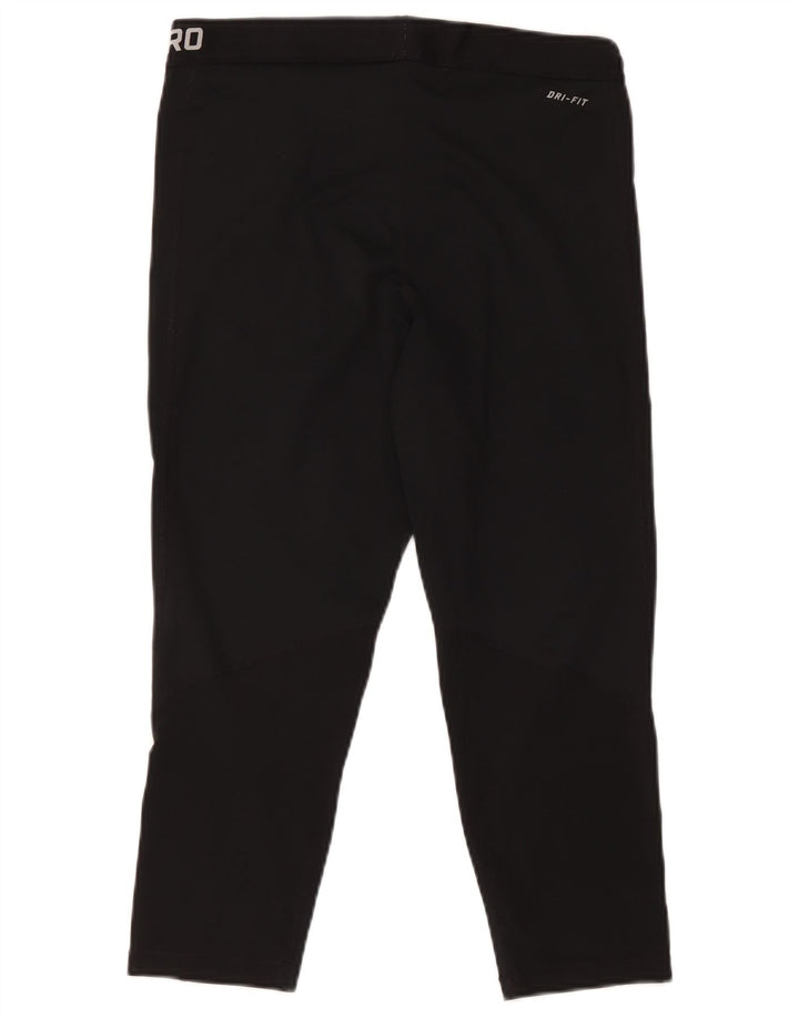 Γυναικεία Nike Dri Fit Graphic Capri leggings UK 18 XL Black Polyester