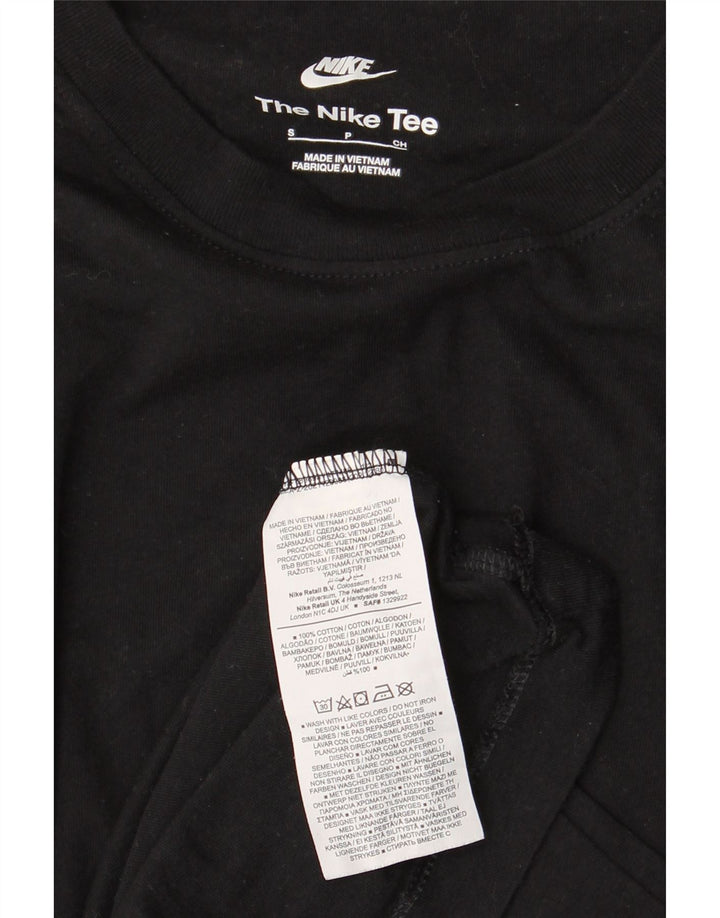 Ανδρικό T-Shirt NIKE Top Small, μαύρο βαμβακερό