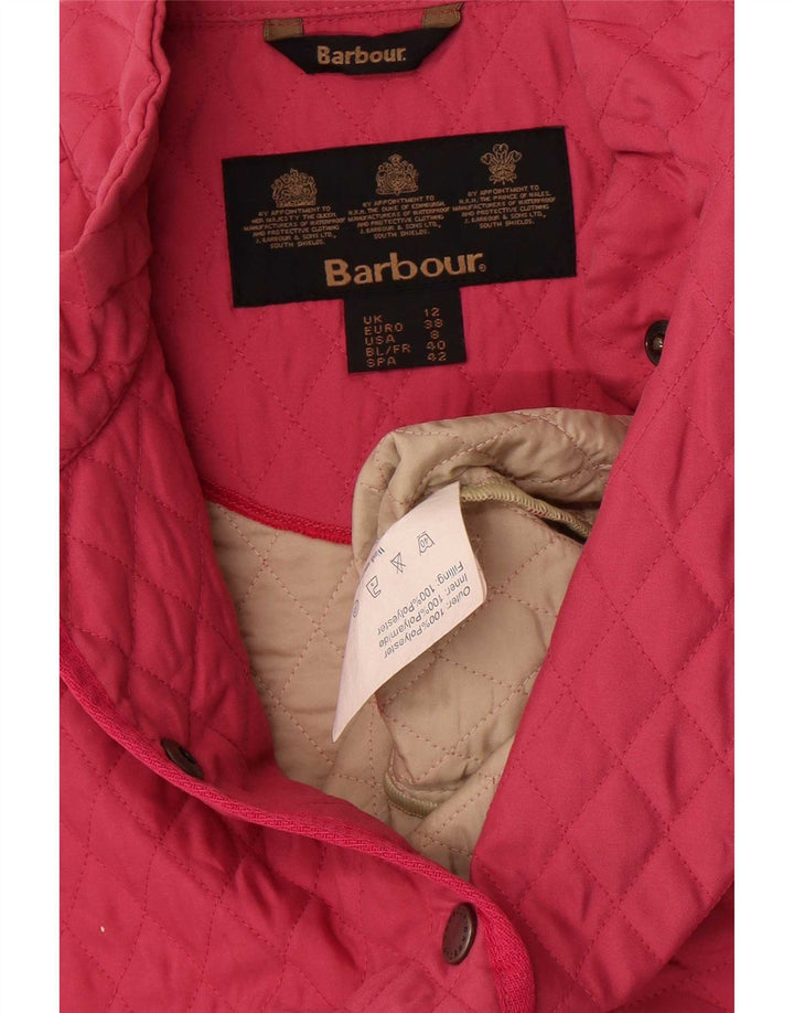 Barbour γυναικείο καπιτονέ Gilet UK 12 Medium Pink Polyester