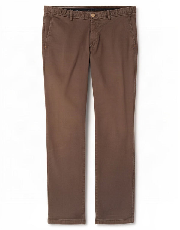 Massimo Dutti Ανδρικό παντελόνι Chino με λεπτή εφαρμογή EU 42 Large W32 L29 Γκρι βαμβακερό