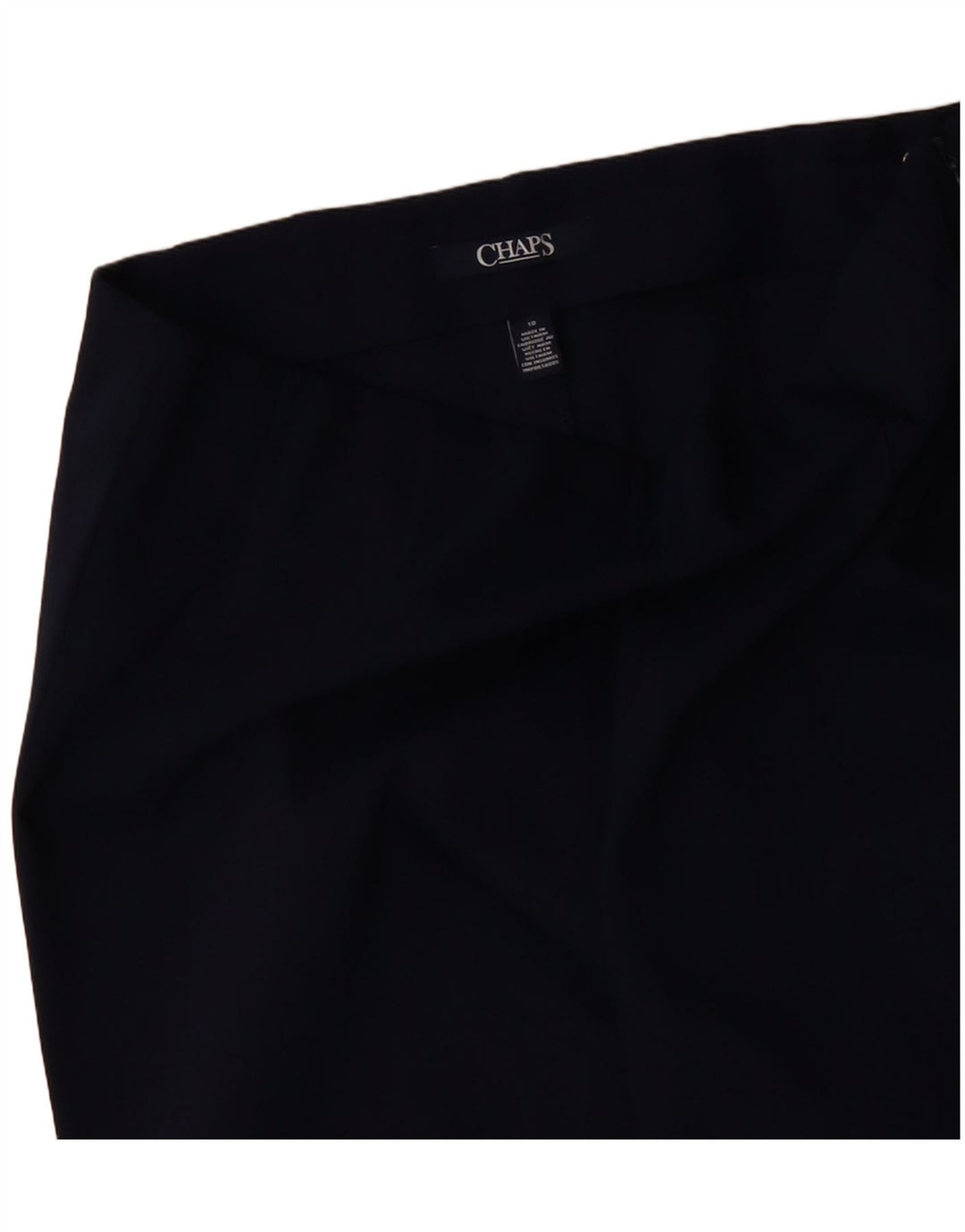 CHAPS Γυναικείο ίσιο casual παντελόνι US 10 μεγάλο W32 L31 Navy Blue