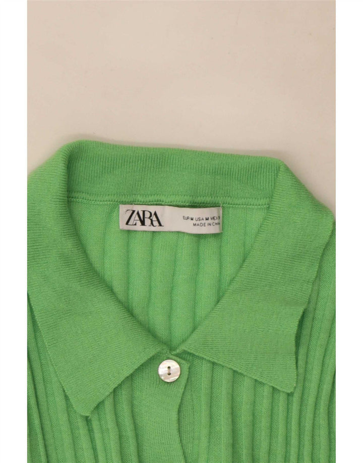 Zara Γυναικείο πουλόβερ UK 12 Medium Green