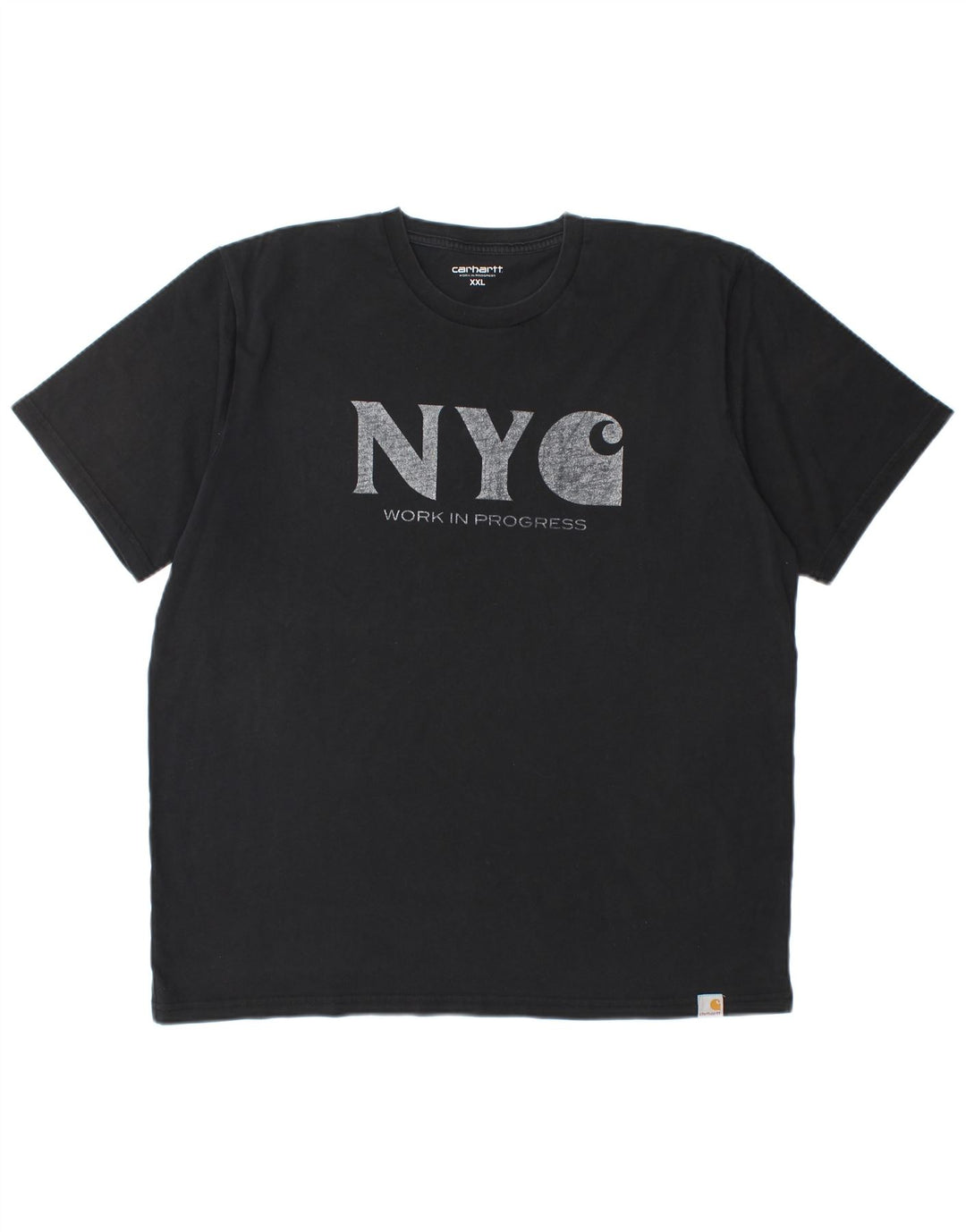 CARHARTT Ανδρικό γραφικό T-Shirt Top 2XL Μαύρο βαμβακερό