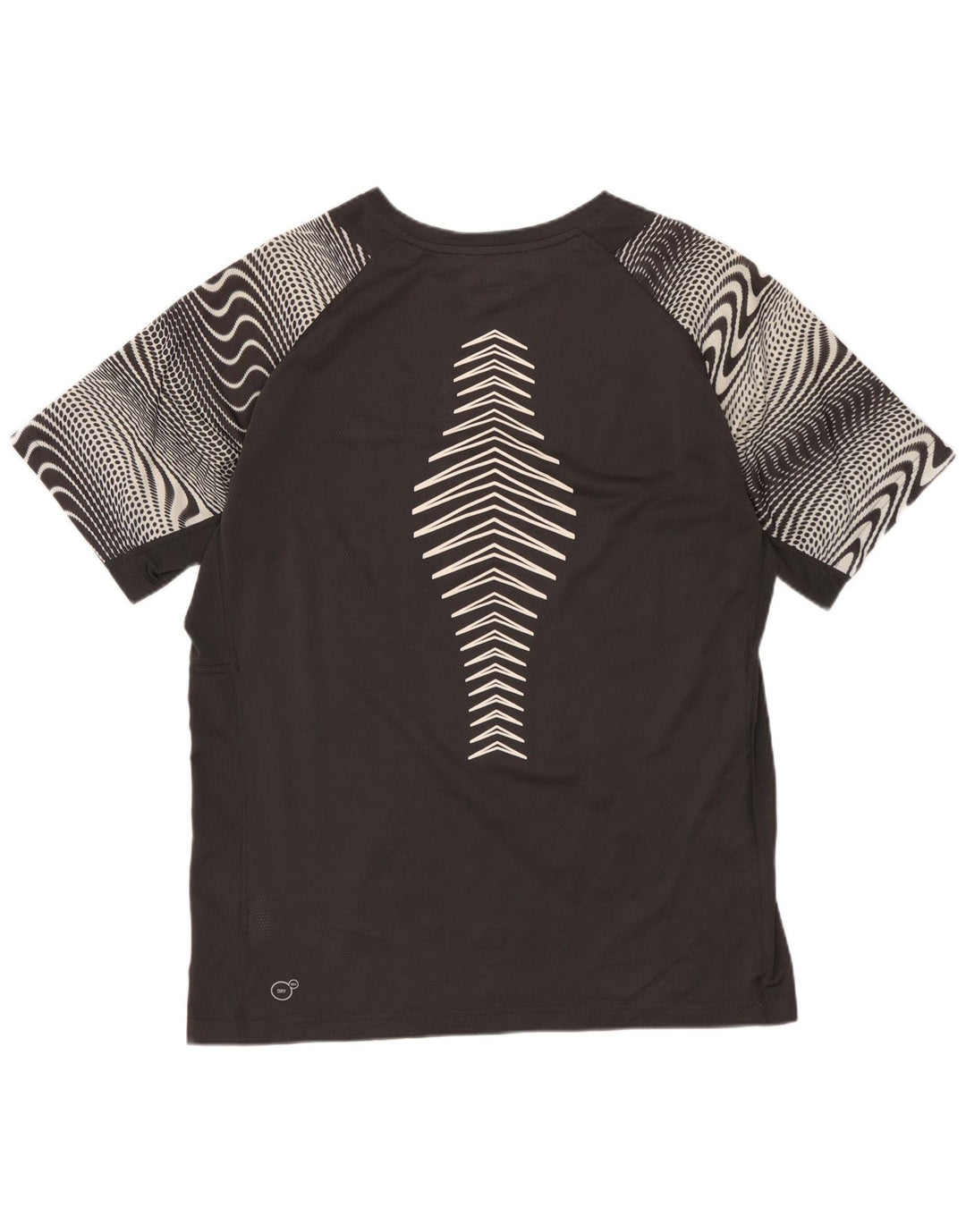 Ανδρικό γραφικό T-Shirt PUMA Top Medium Grey Geometric Polyester