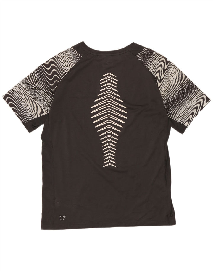 Ανδρικό γραφικό T-Shirt PUMA Top Medium Grey Geometric Polyester