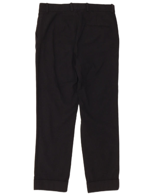 COS Womens Straight Suit Trousers EU 34 XS W30 L26 Black Wool