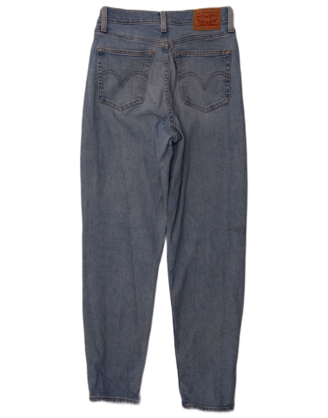 LEVI'S Womens Mom High Waist Jeans W27 L28 Blue