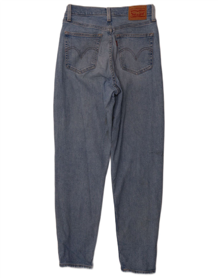 LEVI'S Womens Mom High Waist Jeans W27 L28 Blue