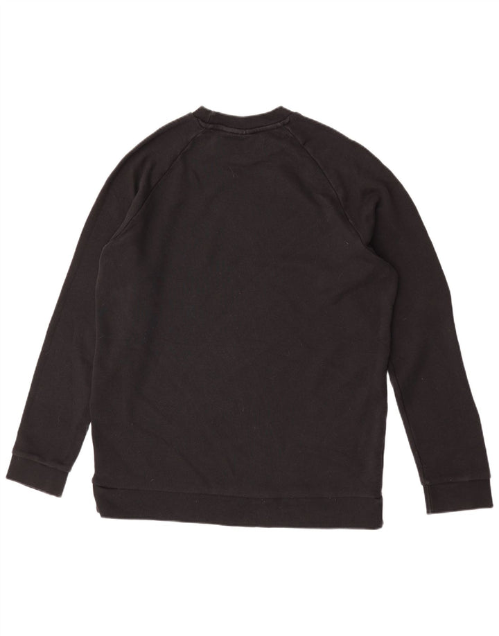Ανδρικό γραφικό φούτερ Adidas Jumper μεγάλο μαύρο βαμβακερό