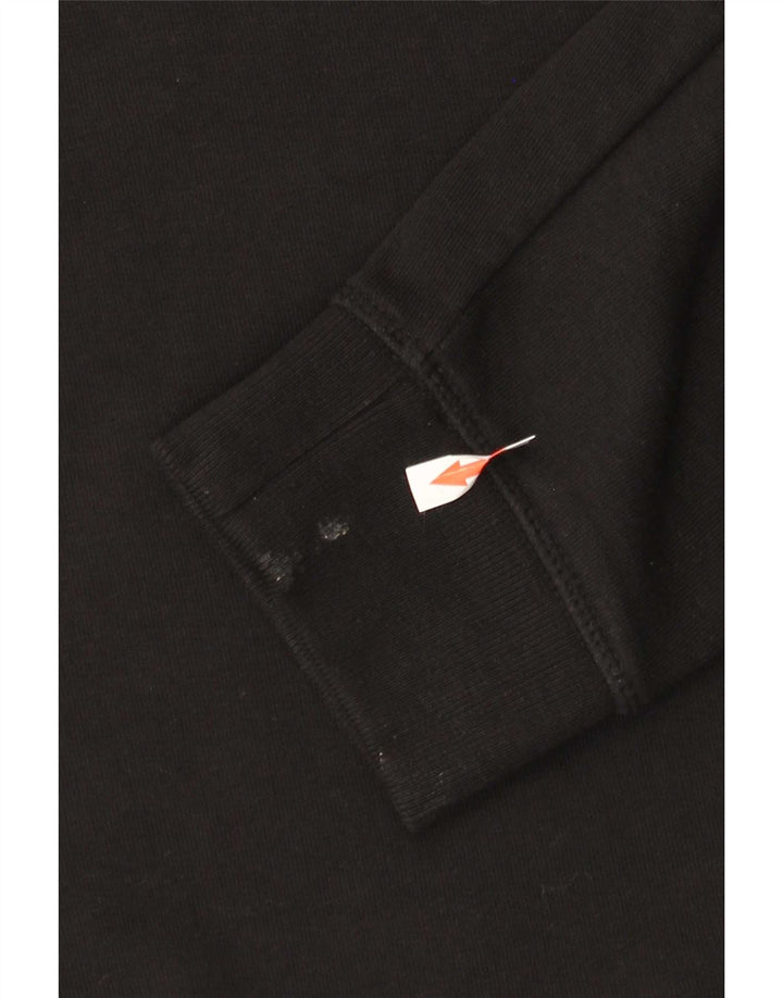 Ted Baker Ανδρικό γραφικό φούτερ Jumper Size 4 Μεγάλο μαύρο βαμβακερό
