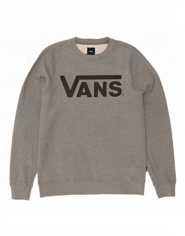 Ανδρικό γραφικό φούτερ Vans Jumper Medium Grey Flecked