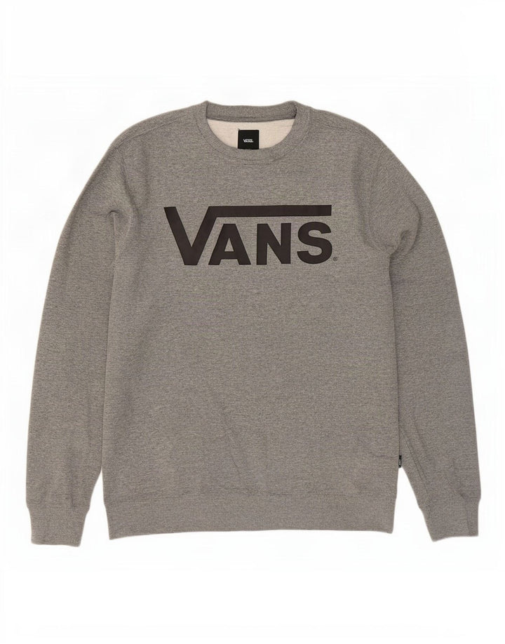 Ανδρικό γραφικό φούτερ Vans Jumper Medium Grey Flecked