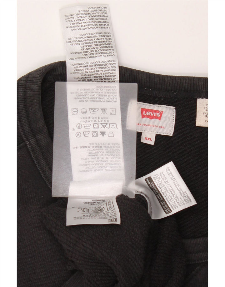 Ανδρικό φούτερ Levi's Jumper 2XL Μαύρο βαμβακερό