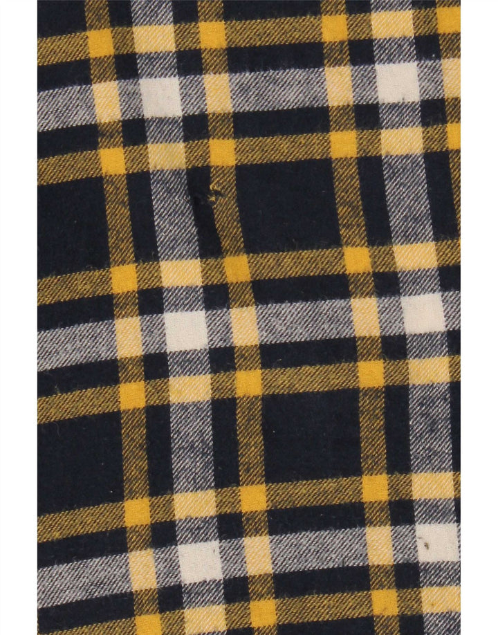 Ανδρικό φανελένιο πουκάμισο Mountain Warehouse 4XL Navy Blue Check Cotton