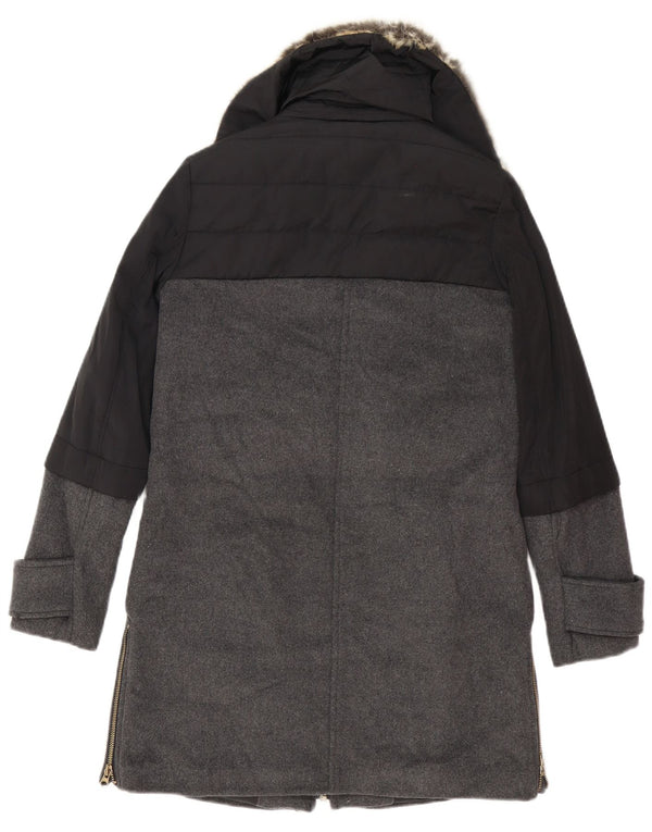 Zara Γυναικείο Πανωφόρι UK 6 XS Μαύρο Colourblock