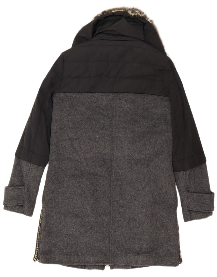 Zara Γυναικείο Πανωφόρι UK 6 XS Μαύρο Colourblock