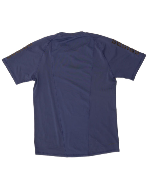Ανδρικό γραφικό T-Shirt Aeroready ADIDAS Top Small Navy Blue