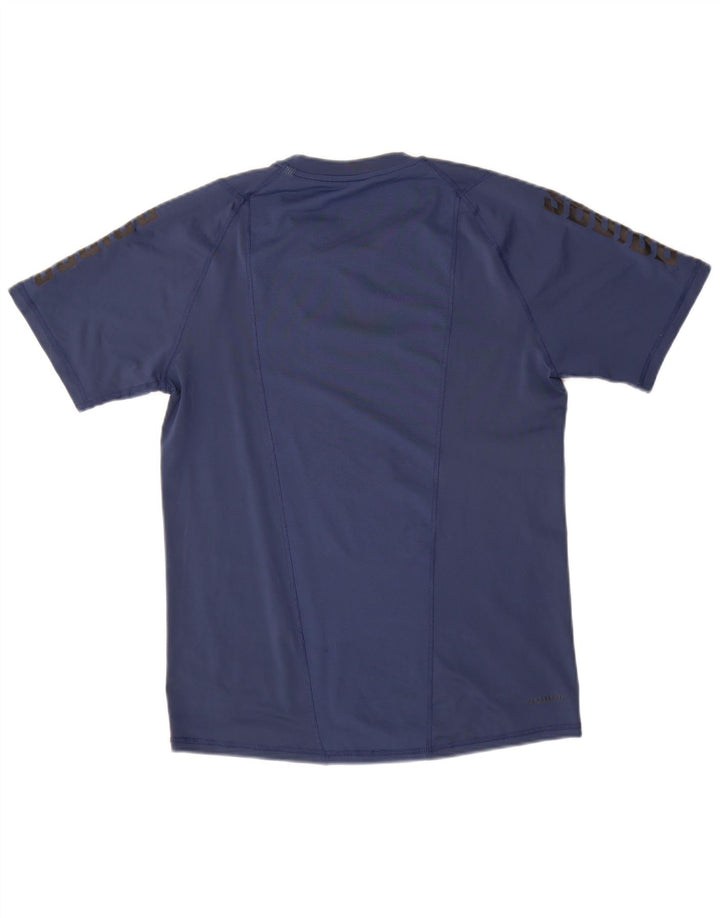 Ανδρικό γραφικό T-Shirt Aeroready ADIDAS Top Small Navy Blue