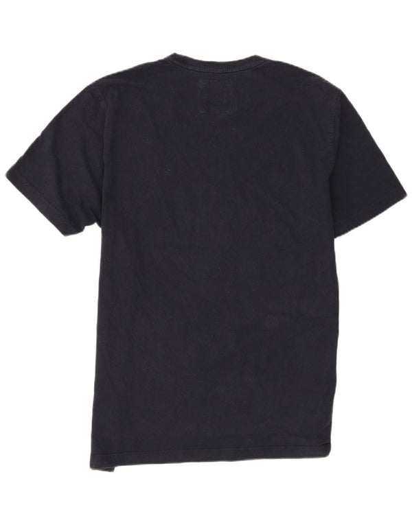 Ανδρικό κοντομάνικο T-Shirt Crew Clothing Top XL Μαύρο βαμβακερό