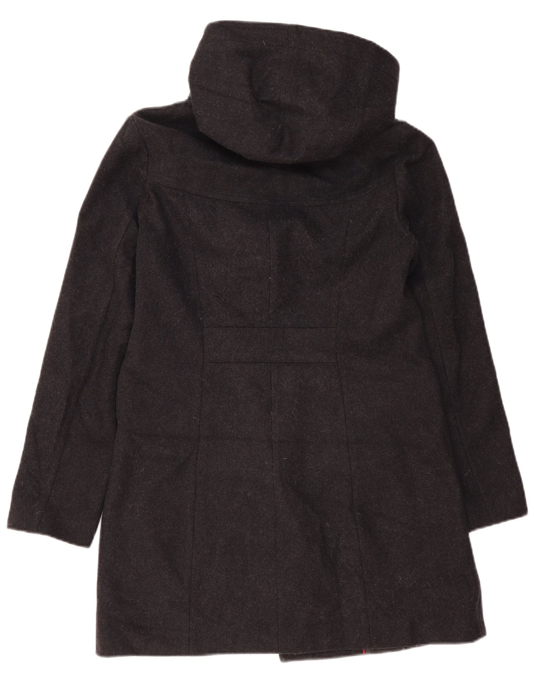 Tommy Hilfiger Γυναικείο παλτό Duffle με κουκούλα UK 10 Small Grey Wool