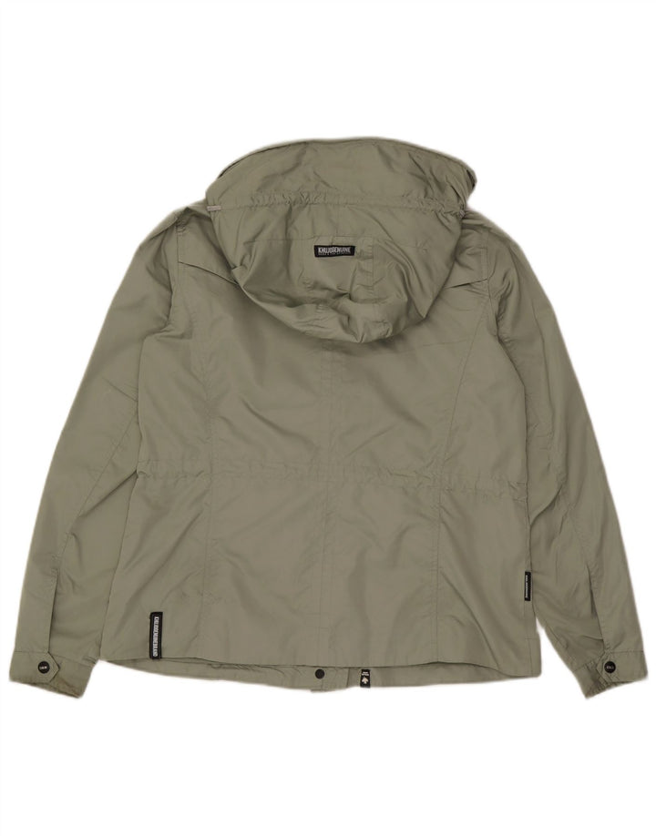 KHUJO Γυναικείο κουκούλα Utility Jacket UK 14 Medium Green Polyester