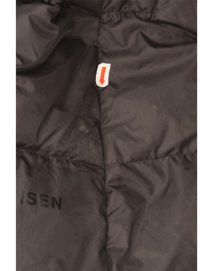 Helly Hansen Γυναικείο παλτό με κουκούλα μεγάλου μεγέθους με επένδυση UK 10 μικρό μαύρο νάιλον