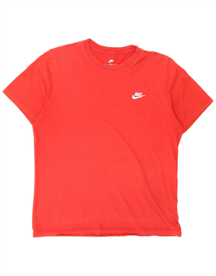 Ανδρικό T-Shirt Nike Top μεγάλο κόκκινο βαμβακερό