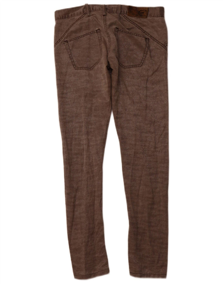 JUST CAVALLI Γυναικείο Slim Casual Παντελόνι IT 40 Small W30 L30 Καφέ Βαμβακερό