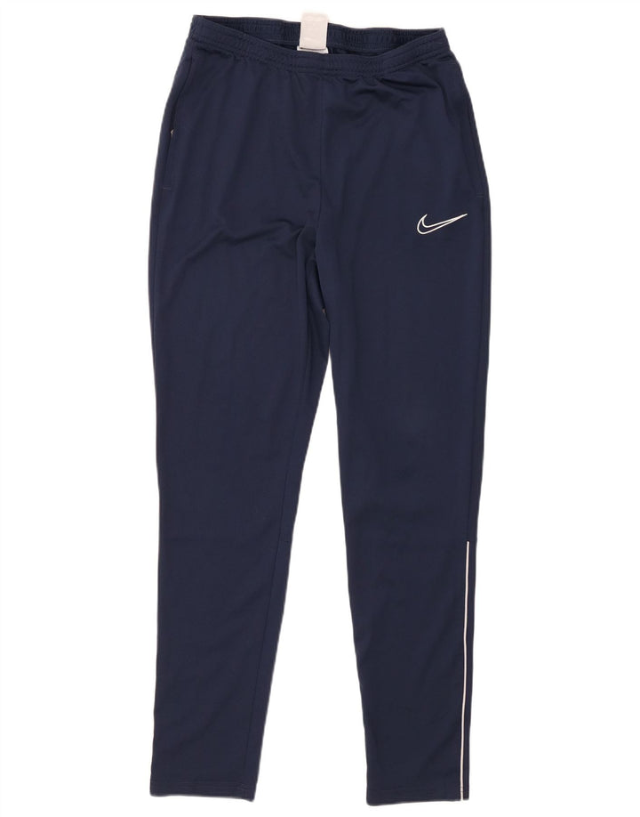 Ανδρικές φόρμες Nike Dri Fit Παντελόνια μεσαίου μπλε ναυτικού πολυεστέρα