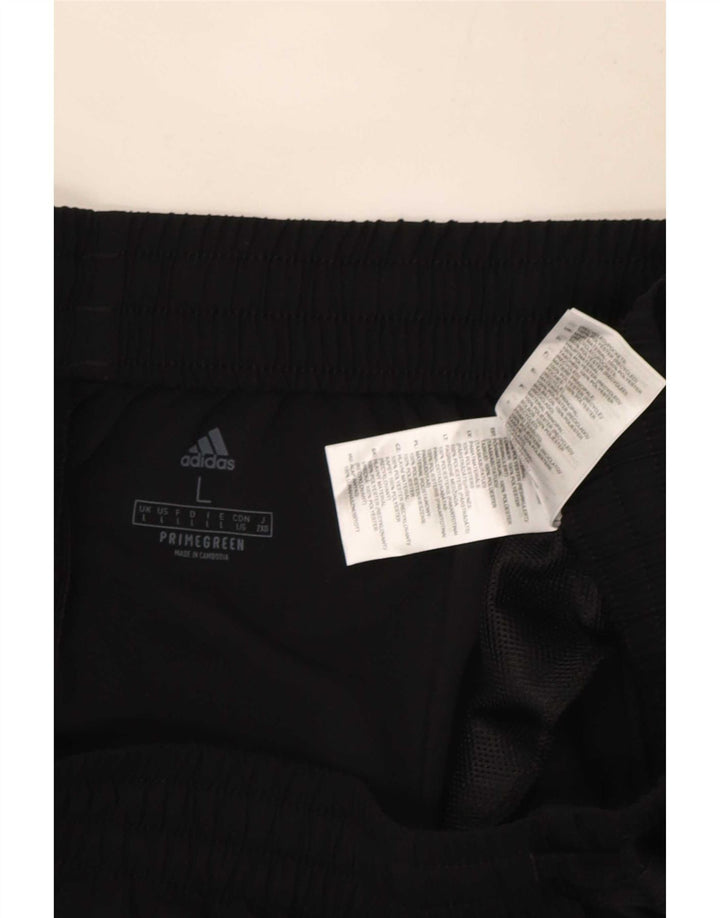 Ανδρική αθλητική φόρμα Adidas Παντελόνι μεγάλο μαύρο πολυεστέρα