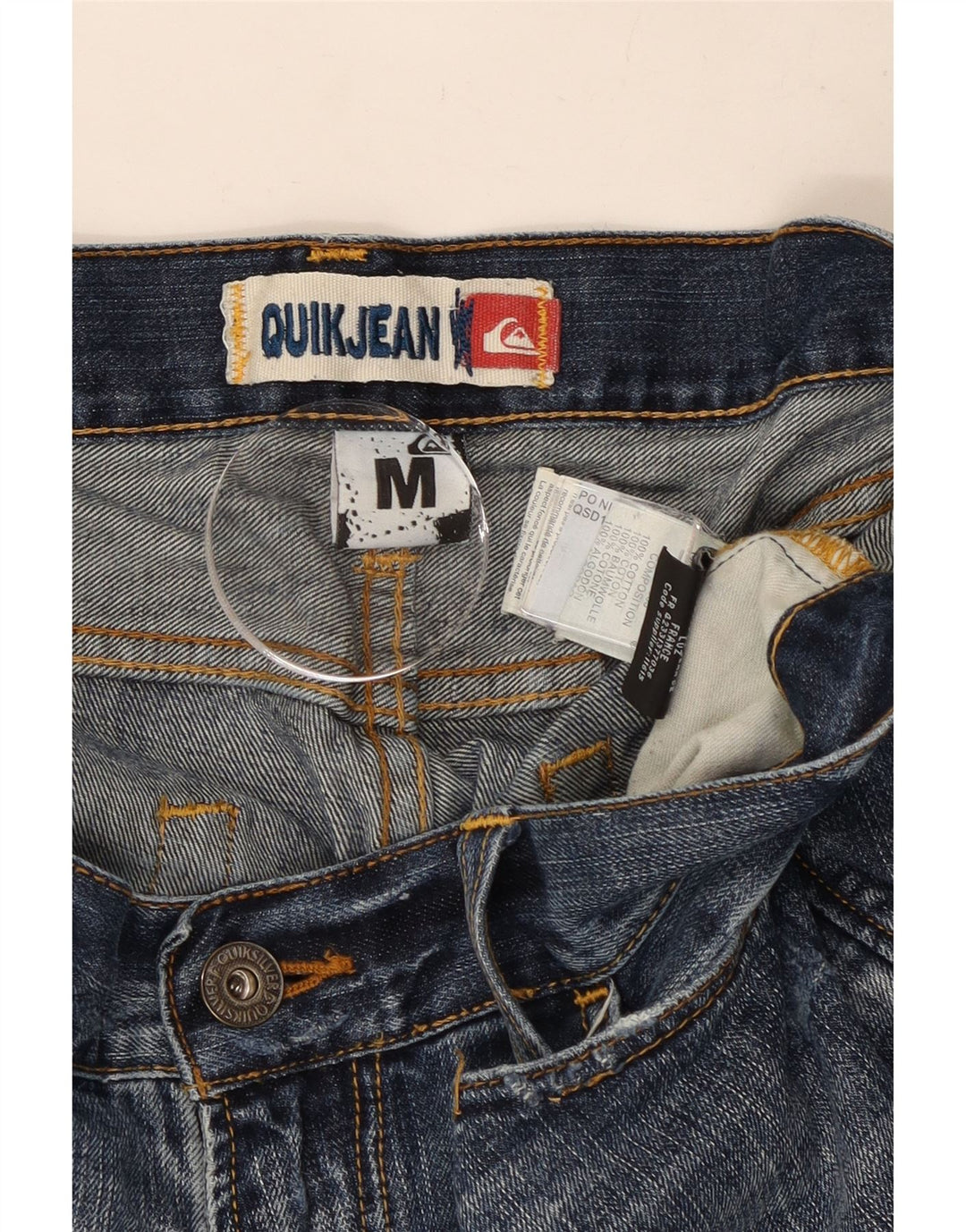 Ανδρικό τζιν σορτς Quiksilver Medium W32 Μπλε βαμβακερό