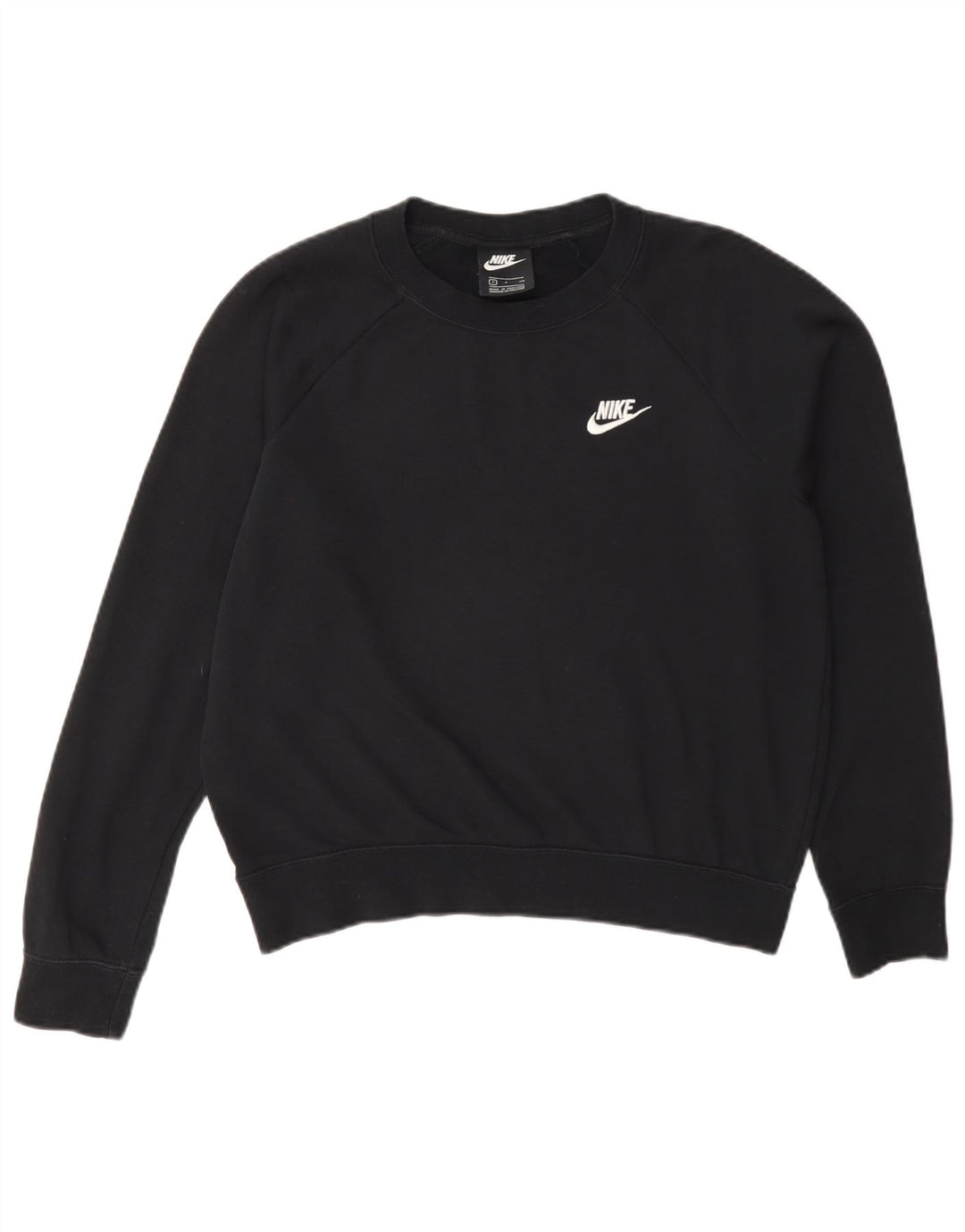 Γυναικείο φούτερ Nike υπερμεγέθη Jumper UK 10 Small μαύρο βαμβακερό