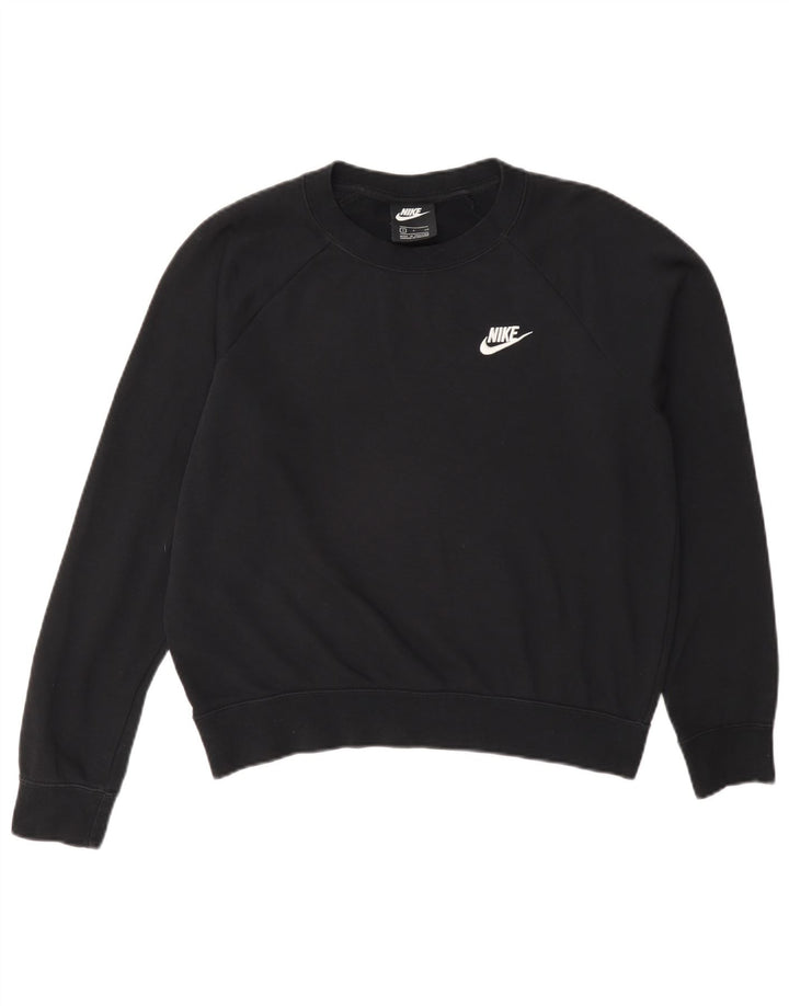 Γυναικείο φούτερ Nike υπερμεγέθη Jumper UK 10 Small μαύρο βαμβακερό